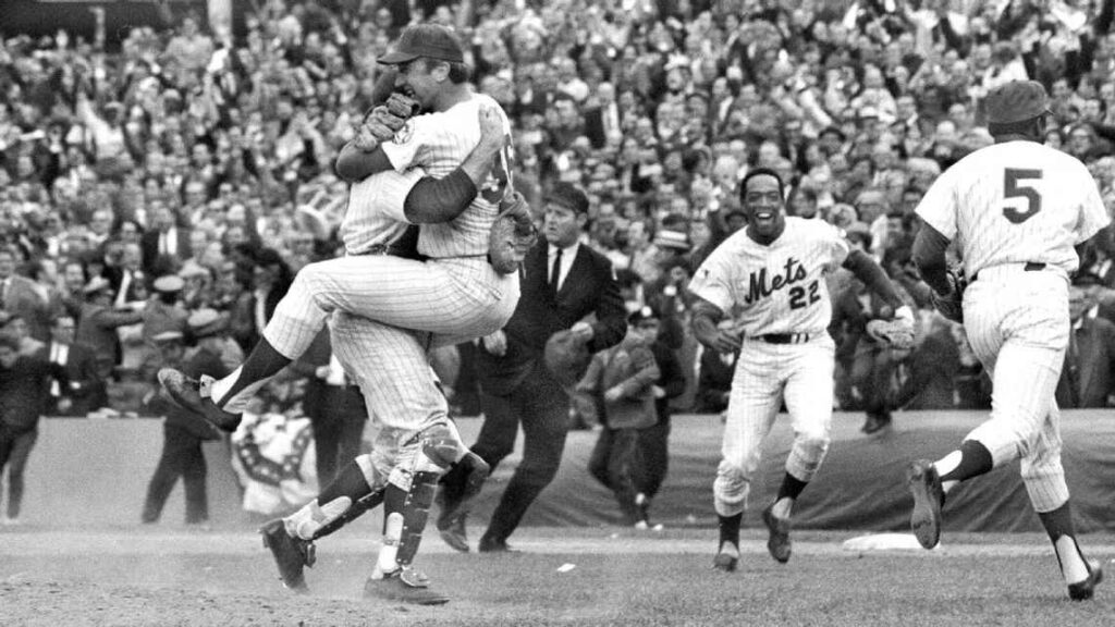 1969 年紐約謝亞球場（Shea Stadium），湯姆·席佛。